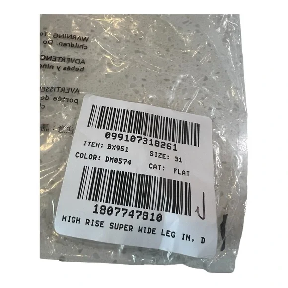 J.Crew High-rise Super Wide-leg Jeans in White Womens Size 31 and 32 NEW BX951 - Picture 11 of 15